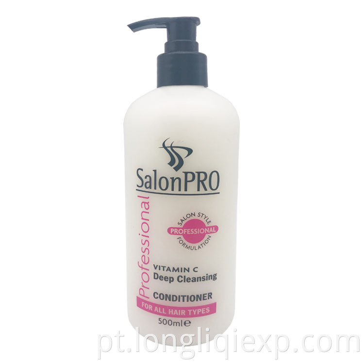 Conjunto de shampoo e condicionador de limpeza profunda com vitamina C 500ML para todos os tipos de cabelo